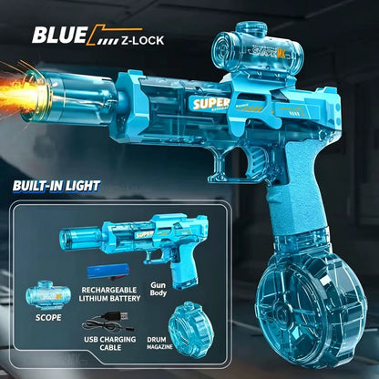 Aqualix Pistola de Agua LED para Niños